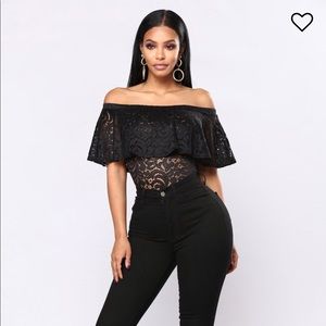 Fashion Nova Lace Bodysuit